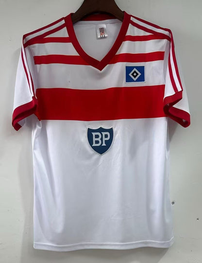 Hamburger SV Retro Heimtrikot 1983 Weiß Fußball Trikot