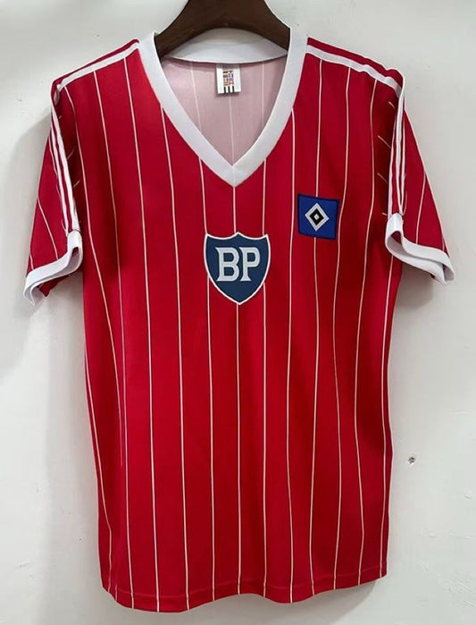 Hamburger SV Retro Heimtrikot 1984 Rot Fußball Trikot Hamburg Retro