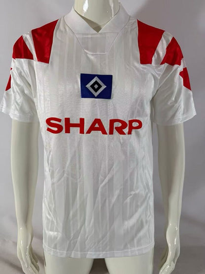 HSV 1992/93 Rotes Heimtrikot Fußball Trikot Hamburger SV Retro Trikot