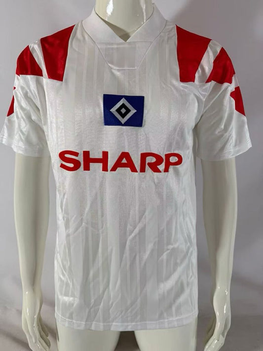 HSV 1992/93 Rotes Heimtrikot Fußball Trikot Hamburger SV Retro Trikot
