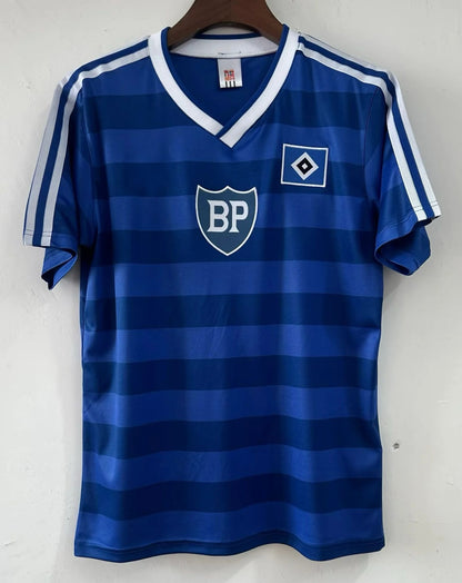 Hamburger SV Retro Heimtrikot 1986 Blau Fußball Trikot HSV 1986 Blaues Heimtrikot