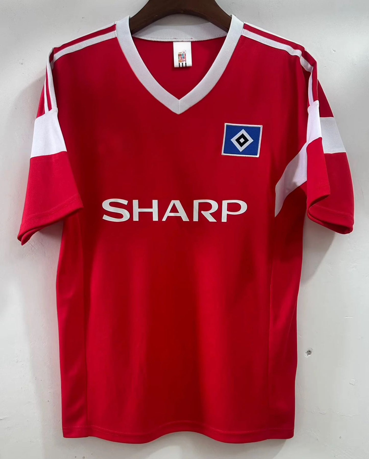 HSV 1988 Rotes Heimtrikot Fußball Trikot Hamburger SV 1988 retro trikot