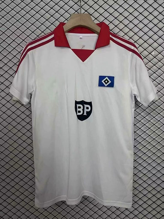 Hamburger SV Retro Heimtrikot 80-81 Rot Fußball Trikot