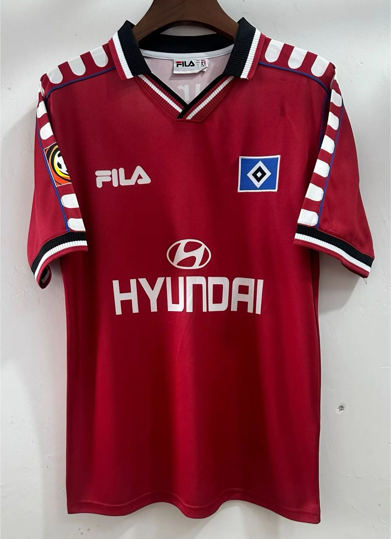 HSV 2000 Rotes Heimtrikot Fußball Trikot Hamburger SV Retro jersey