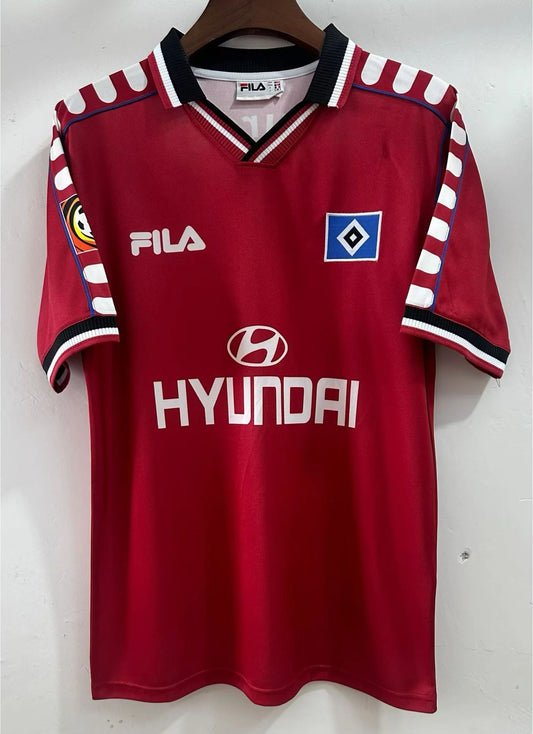 HSV 2000 Rotes Heimtrikot Fußball Trikot Hamburger SV Retro jersey
