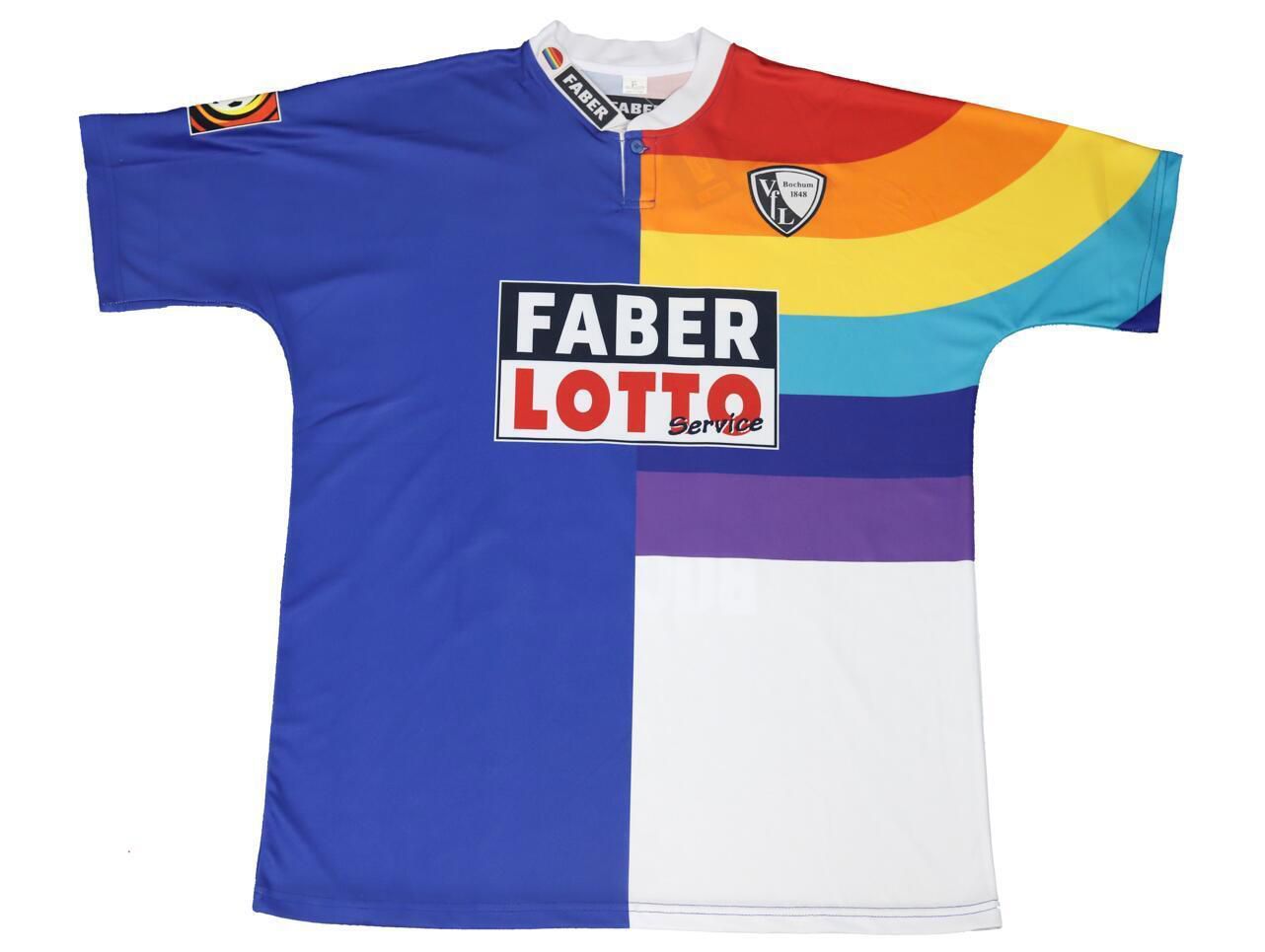 VfL Bochum Retro Heimtrikot 1997 Blau Fußball Trikot