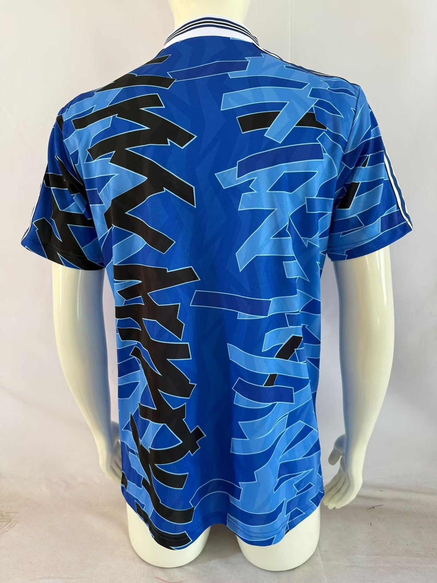 FC Schalke 04 1992/93 Blaues Heimtrikot Fußball retro Trikot