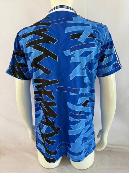 FC Schalke 04 1992/93 Blaues Heimtrikot Fußball retro Trikot