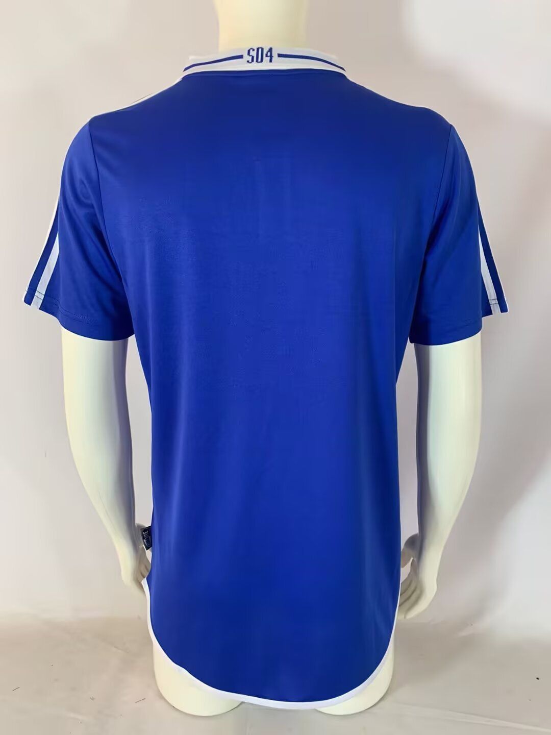 Schalke 04 Retro Heimtrikot 2000-02 Retro Blau Fußball Trikot