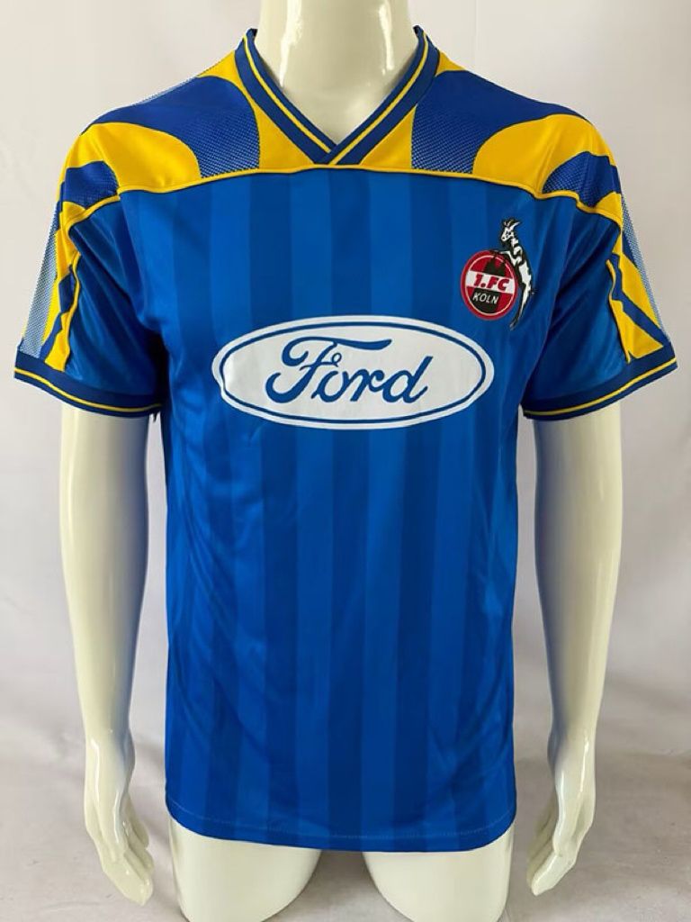 1. FC Köln Retro Auswärtstrikot 1995/96 Fußball Trikot