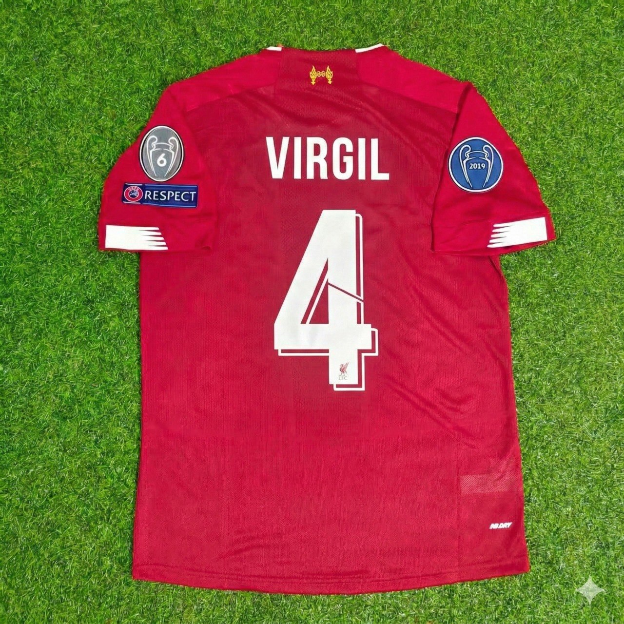 Virgil van Dijk Liverpool 2019 20 Retro Kit Jersey Trikot Maillot Maglia