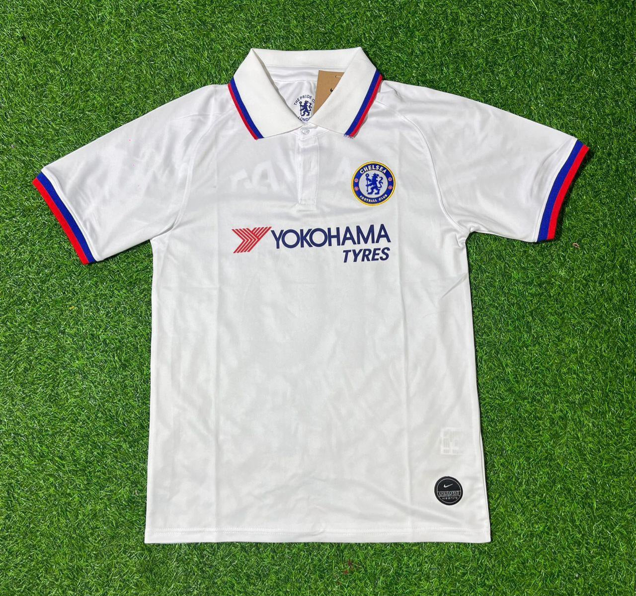 Chelsea FC White Retro Football Jersey Kit