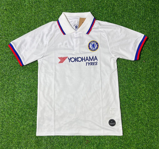 Chelsea FC White Retro Football Jersey Kit