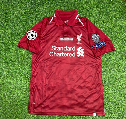 Liverpool FC 2019 CL Final Retro Kit Jersey Trikot Maillot Maglia