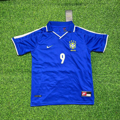 Alexandre Pato Brazil Blue Retro Football Jersey