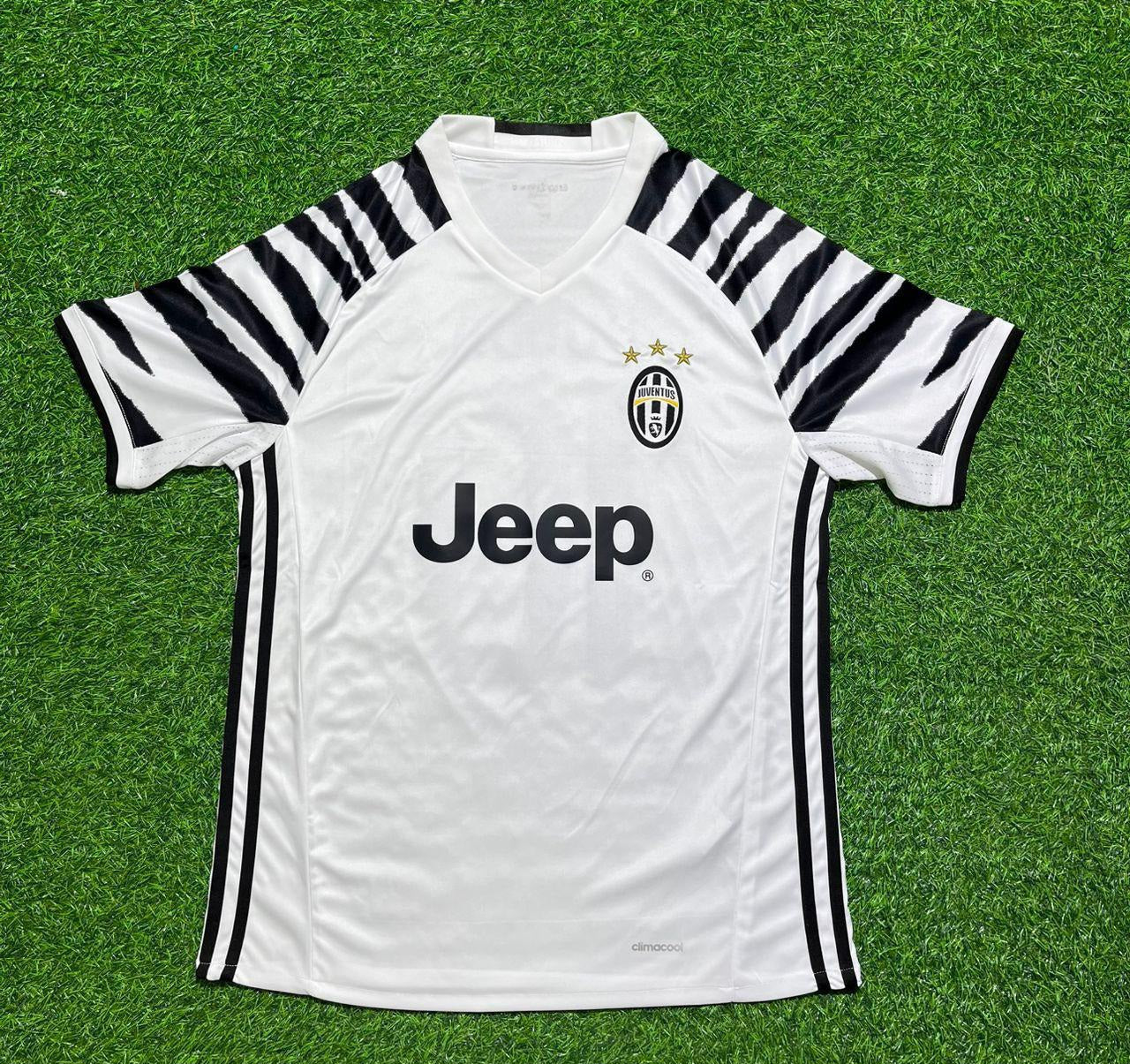 Juventus 2016 2017 Away White Retro Football Jersey