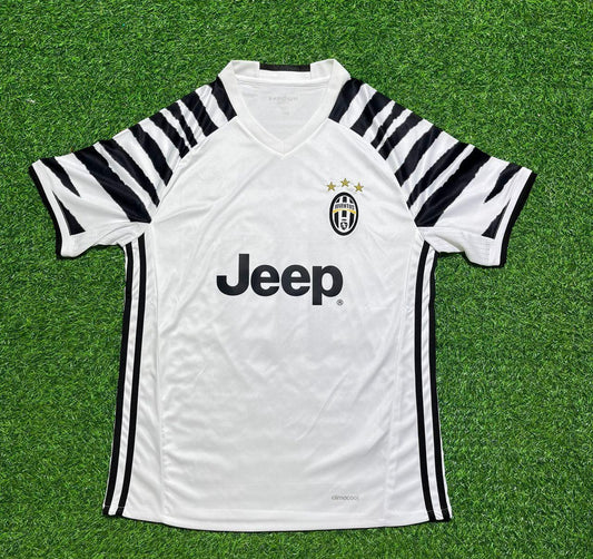 Juventus 2016 2017 Away White Retro Football Jersey