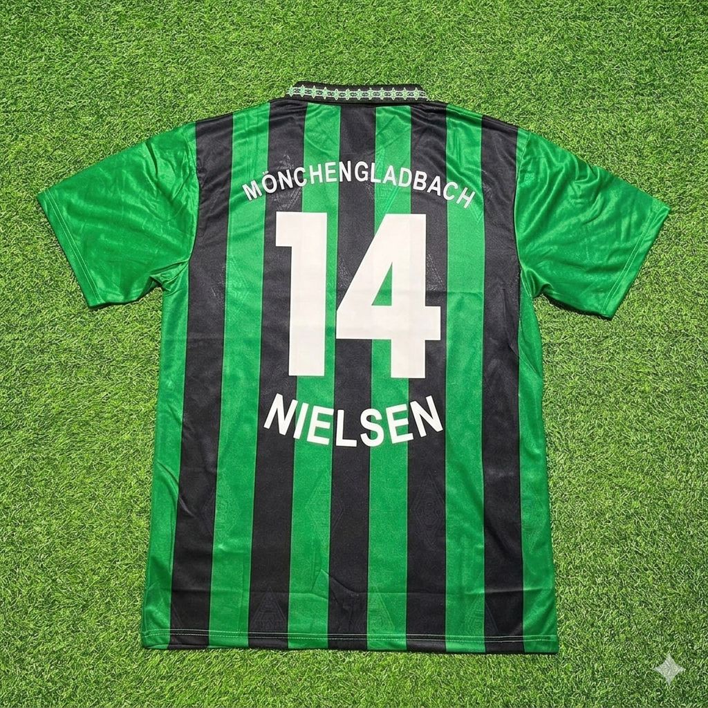 Peter Nielsen #14 Borussia Mönchengladbach 1995 1996 Retro Jersey
