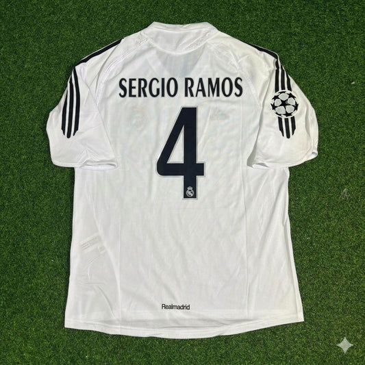 Sergio Ramos Real Madrid 2005 2006 White Jersey Shirt Trikot Soccer Shirt