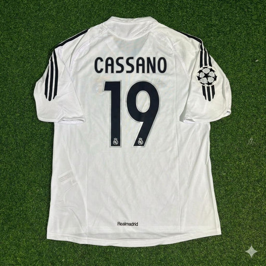 Antonio Cassano Real Madrid 2005 2006 White Jersey Shirt Trikot Soccer Shirt