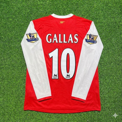 William Gallas #10 Arsenal 2006 2007 Home Long Sleeve Retro Jersey