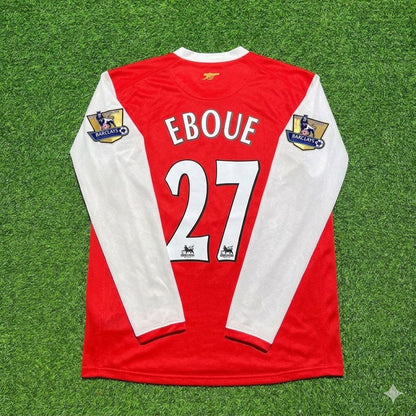 Emmanuel Eboue #27 Arsenal 2006 2007 Home Long Sleeve Retro Jersey