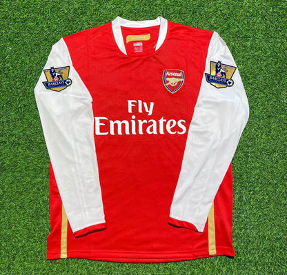 Arsenal FC 2006 2007 Home Long Sleeve Retro Jersey