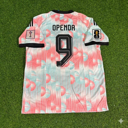 Loïs Openda #9 Belgium 2026 World Cup Home Football Jersey