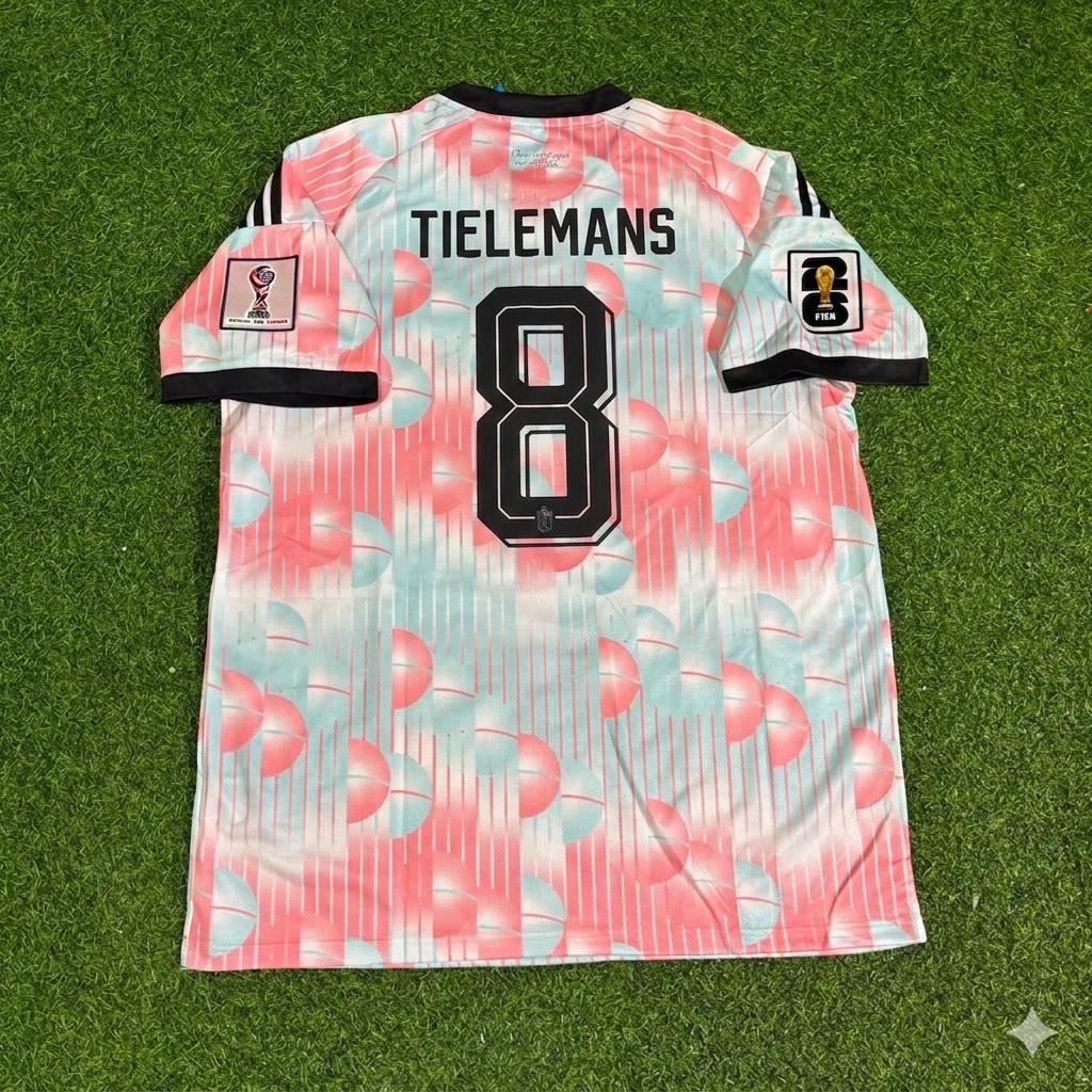 Youri Tielemans #8 Belgium 2026 World Cup Home Football Jersey