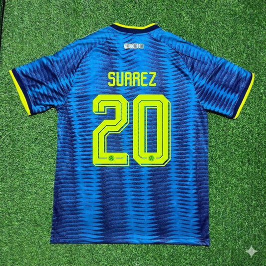 Luis Javier Suarez Colombia 2026 World Cup Away Football Jersey