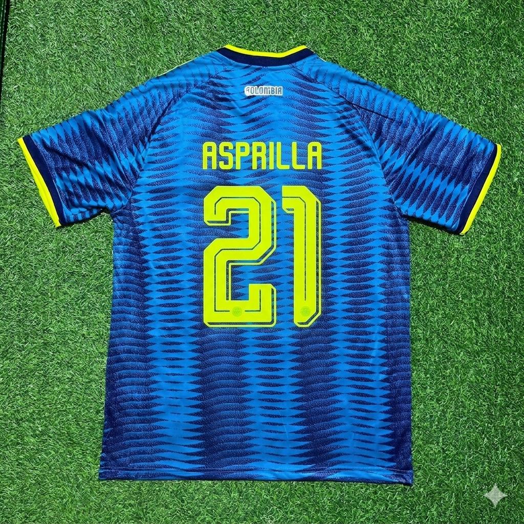 Faustino Asprilla Colombia Football Jersey