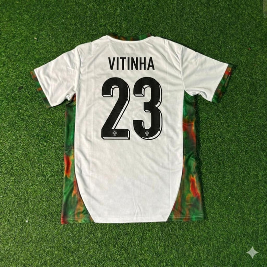 Vitinha Portugal 2026 World Cup White Football Jersey Kit