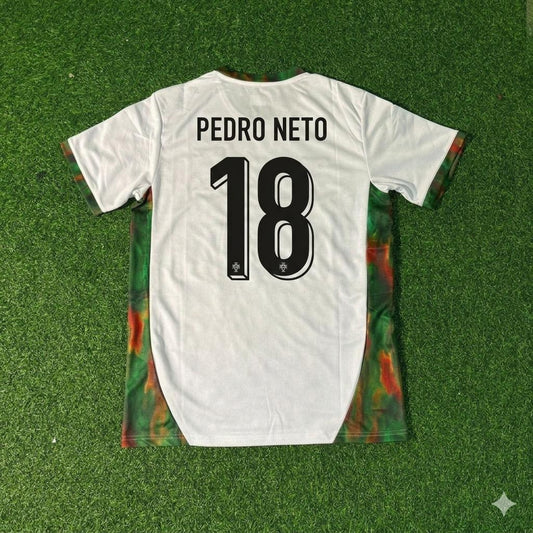 Pedro Neto Portugal 2026 World Cup White Football Jersey Kit