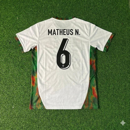 Matheus Nunes Portugal 2026 World Cup White Football Jersey Kit