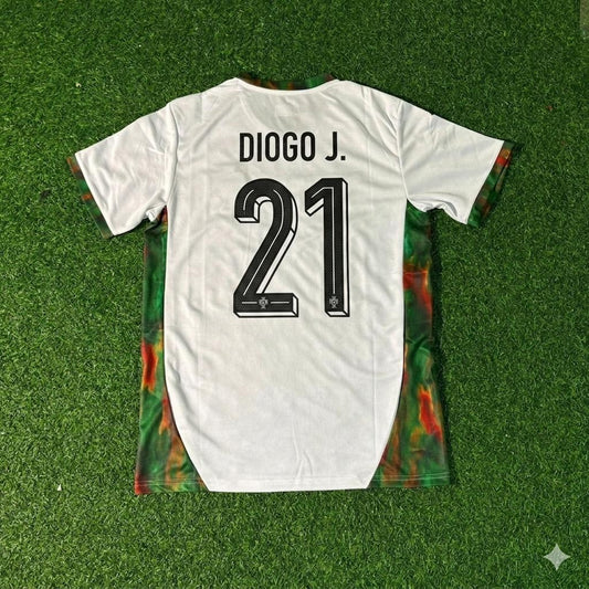 Diogo Jota Portugal 2026 World Cup White Football Jersey Kit