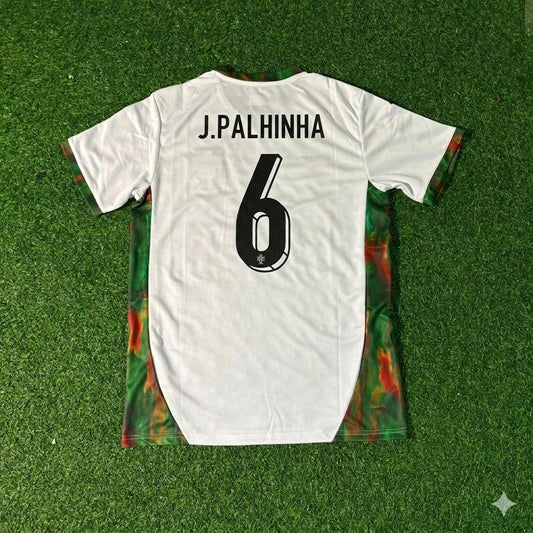 Joao Palhinha Portugal 2026 World Cup White Football Jersey Kit