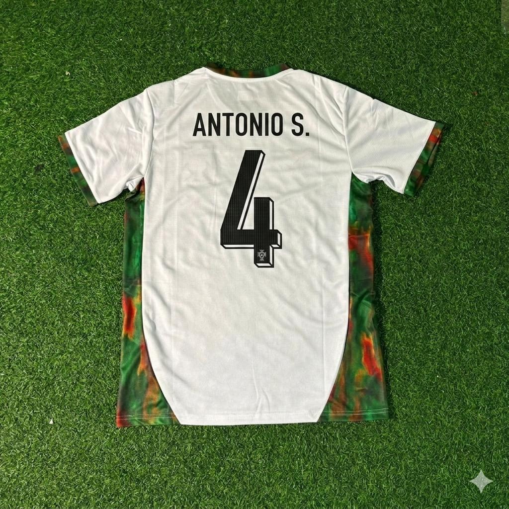 Antonio Silva Portugal 2026 World Cup White Football Jersey Kit