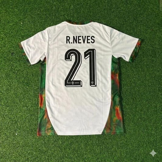 Ruben Neves Portugal 2026 World Cup White Football Jersey Kit