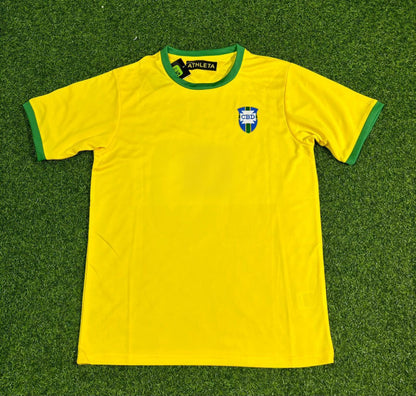 Zico Brazil Retro Home Football Jersey Trikot Maillot