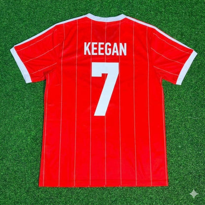 Kevin Keegan Hamburger SV Red Retro Fußballtrikot