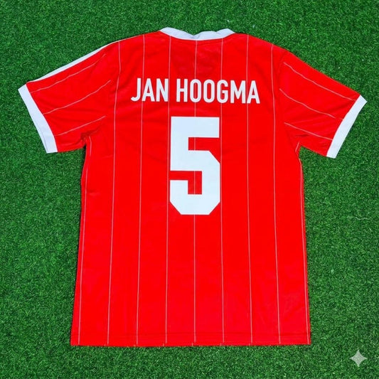Maillot de football rétro rouge Nico-Jan Hoogma Hamburger SV