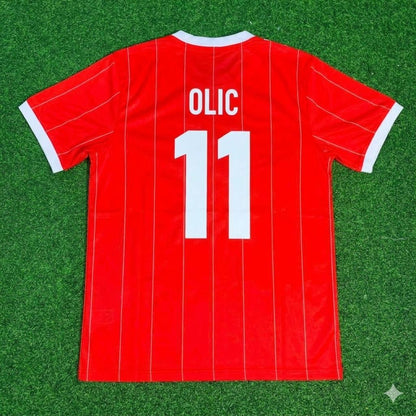 Ivica Olic Hamburger SV Red Retro Fußballtrikot