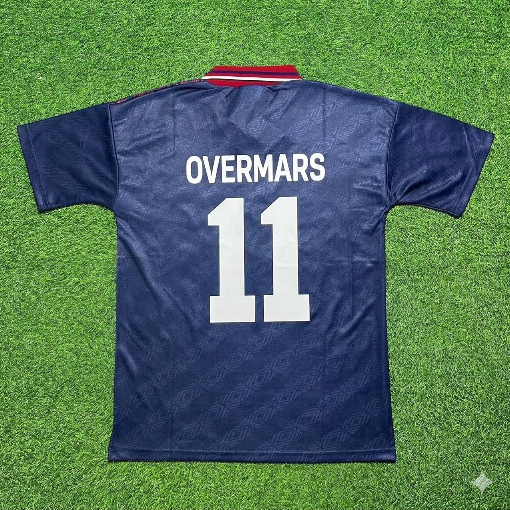 Marc Overmars #11 Ajax 1994 1995 Away Retro Football Jersey