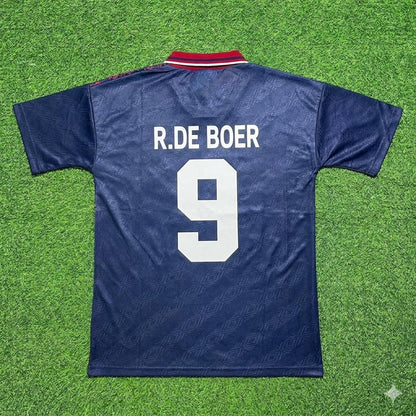 Ronald de Boer #9 Ajax 1994 1995 Away Retro Football Jersey