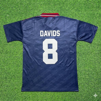 Edgar Davids #8 Ajax 1994 1995 Away Retro Football Jersey