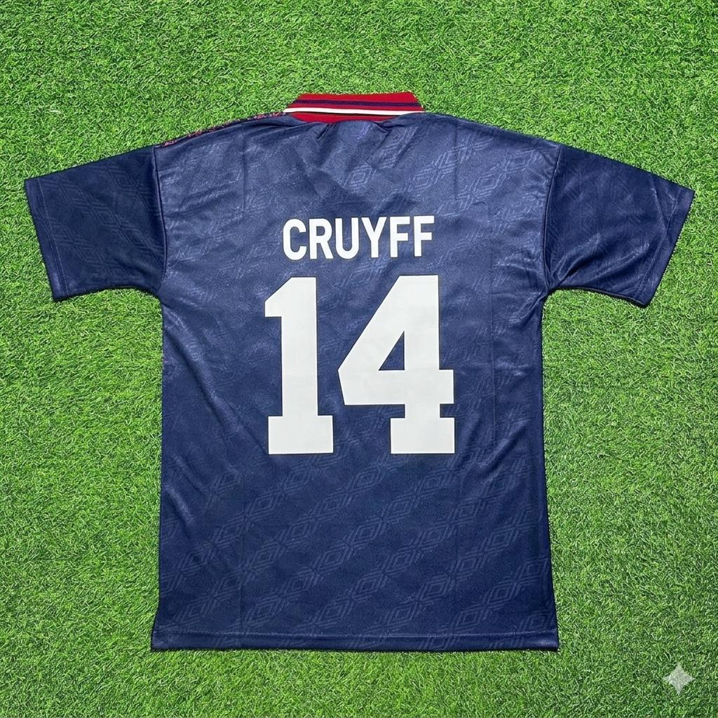 Johan Cruyff #14 Ajax Away Retro Football Jersey