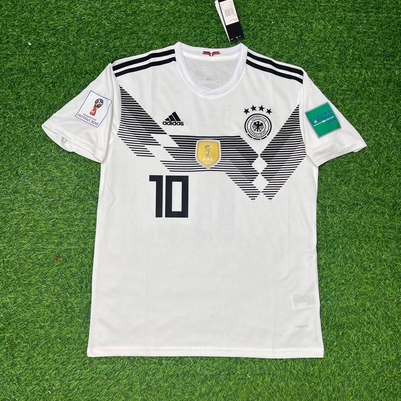 Mesut Ozil Germany Deutschland 2018 World Cup Retro Jersey Trikot