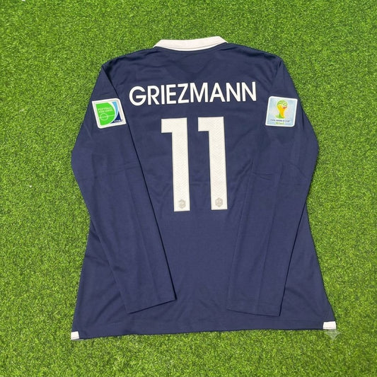 Antoine Griezmann #11 France 2014 World Cup Long Sleeve Football Jersey