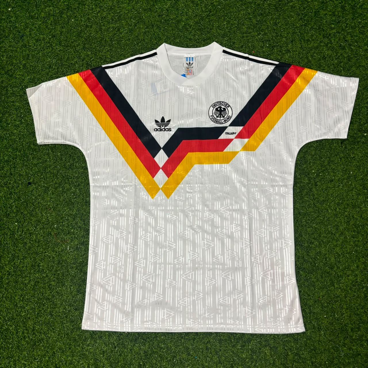 Thomas Berthold Germany 1990 World Cup Retro Football Jersey Trikot Maillot