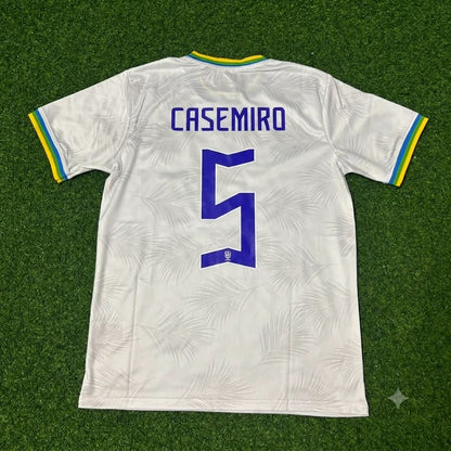 Casemiro Brazil 2026 White Football Jersey Trikot Maillot